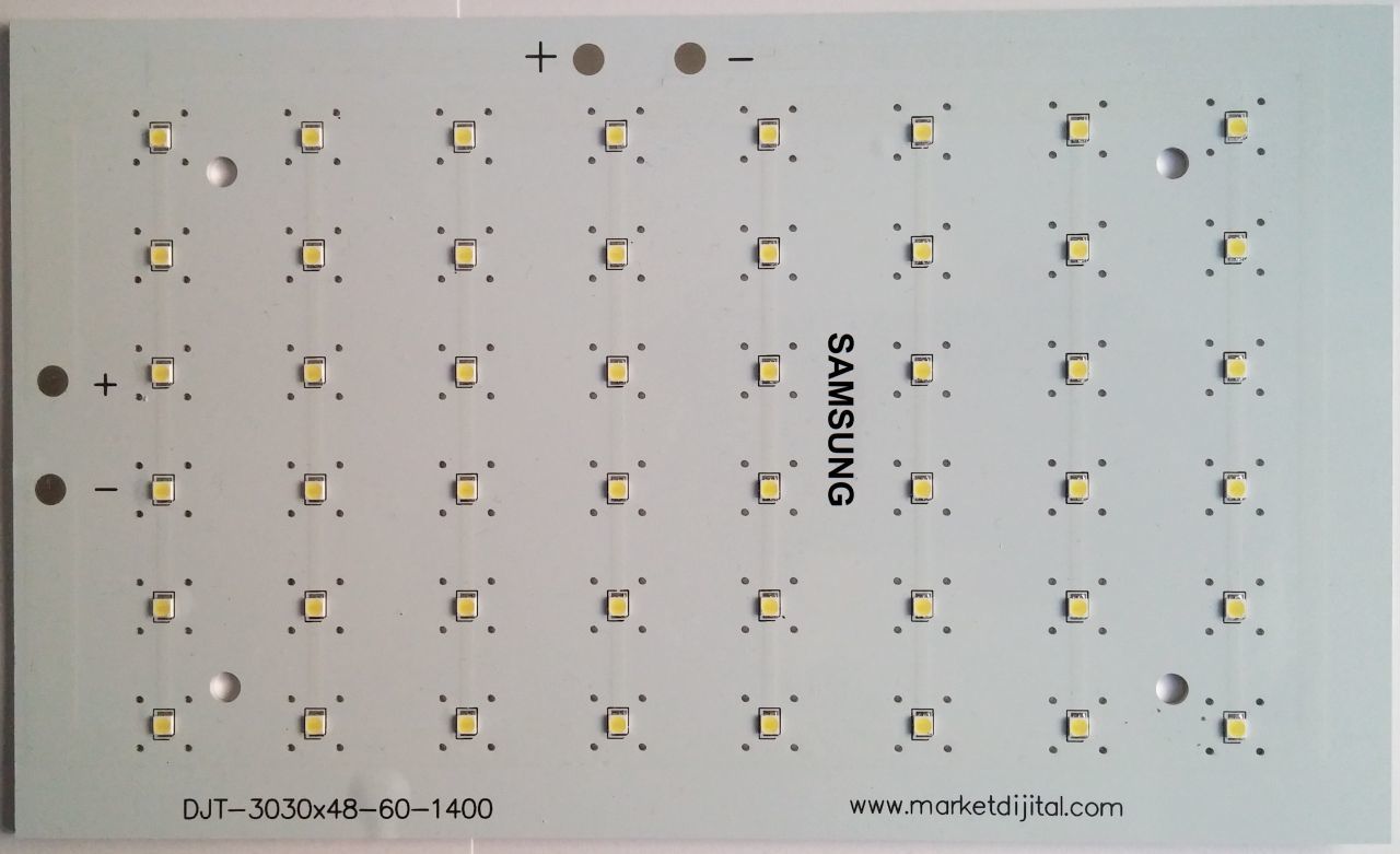 48 Watt Beyaz 3030 Samsung Ledli Projektör Pcb