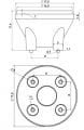 15 Derece 4 Pin Mini Lens