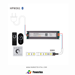 HPW361 Tek Renk Bluetooth 220V 400W  Titreşimsiz Kontrol Ünitesi