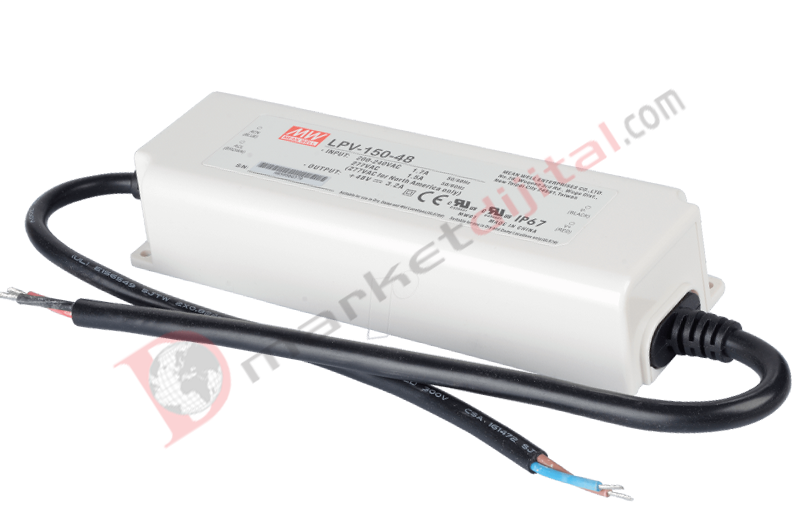 LPV-150-48 48 Volt 3.20 Amper IP67 Meanwell