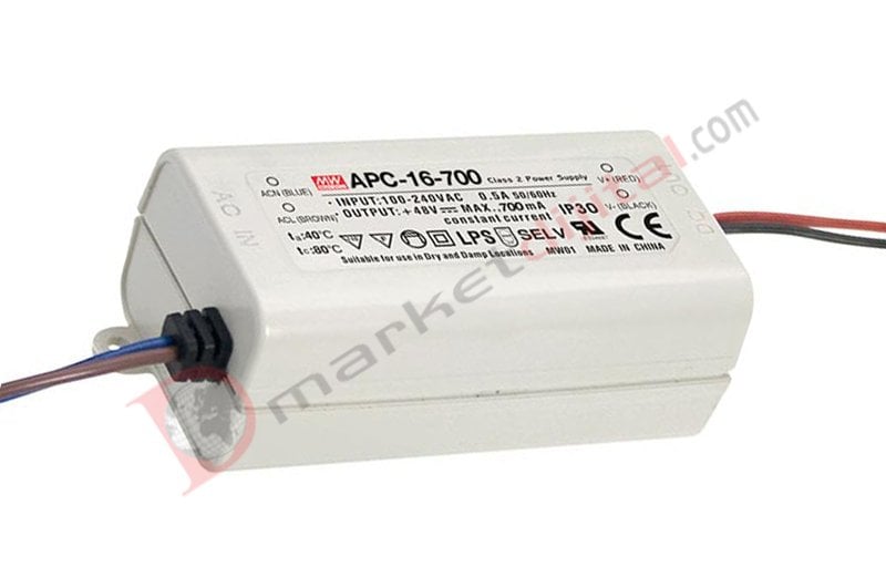 APC-16-700 9-24 Volt 700 mA IP42 Meanwell