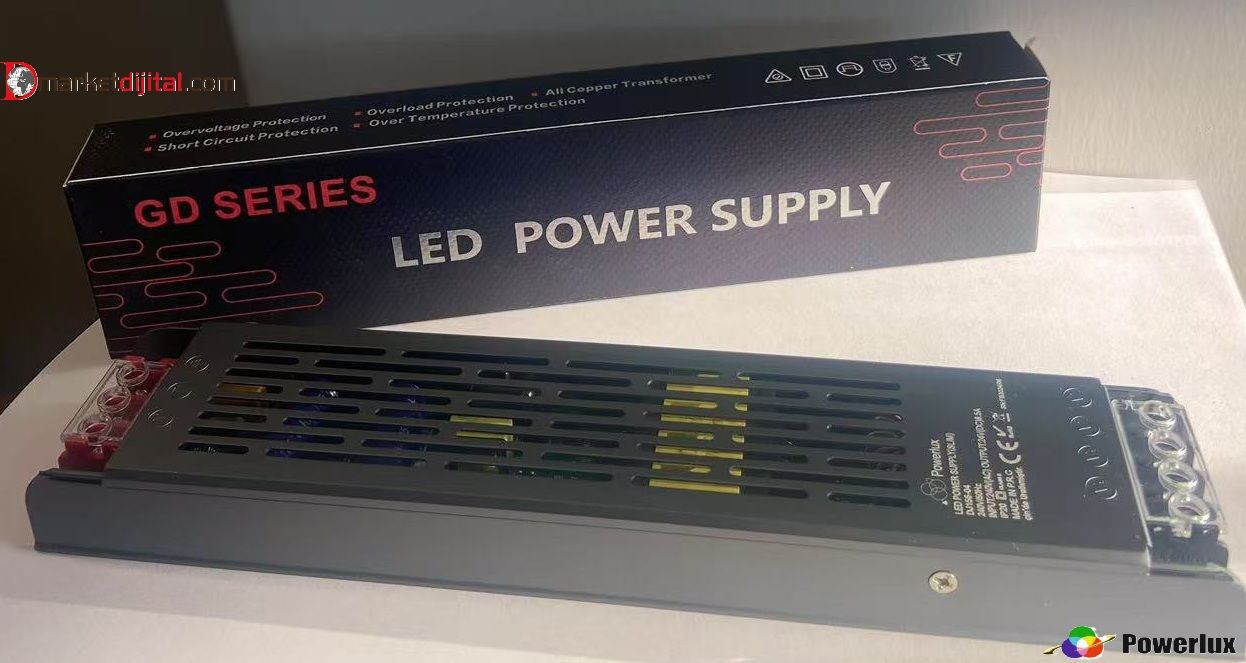 Powerlux 24V 8,5A 200W Ultra Slim Adaptör