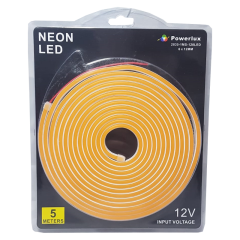 Powerlux  12 Volt  5,5x12 mm Esnek Neon Led  (5 Metre) (her yerden kesilebilir)
