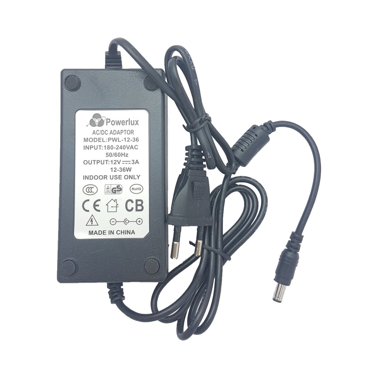 12 Volt 3 Amper Masa Tip Adaptör