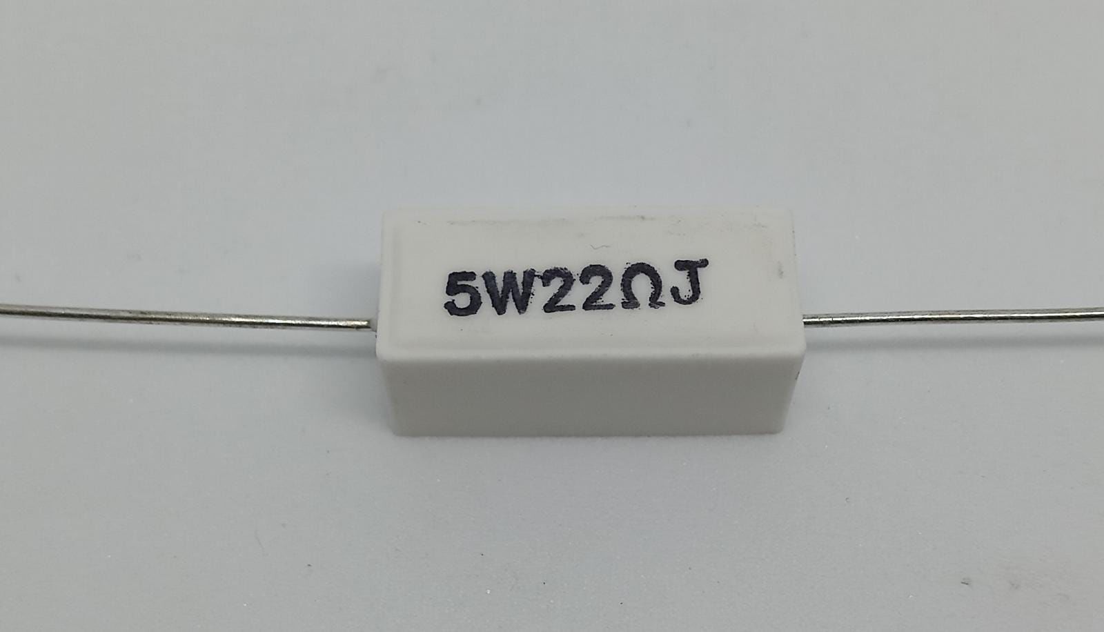 22R 5 Watt Direnç 10 adet