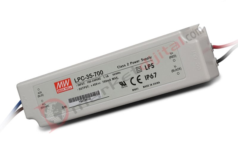 LPC-35-700 9-48 Volt 700 mA IP67 Meanwell