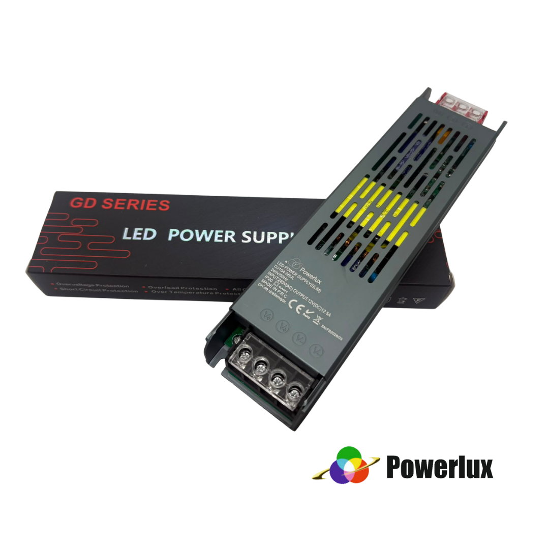 Powerlux 12V 12,5A 150W Slim Adaptör
