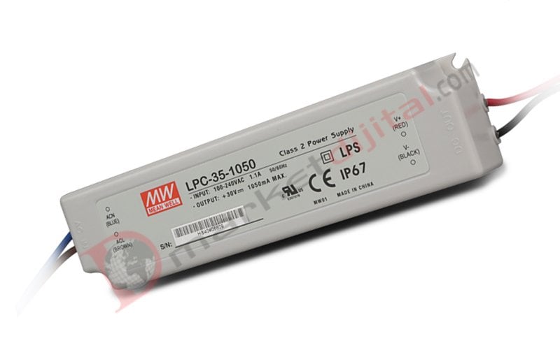 LPC-35-1050 9-30 Volt 1050 mA IP67 Meanwell