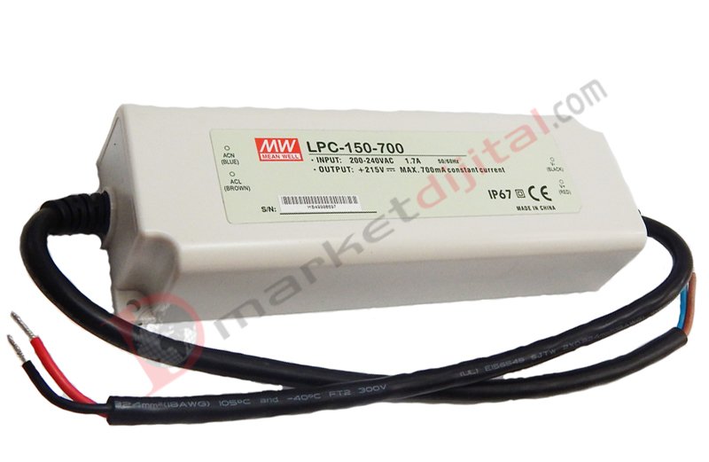 LPC-150-700 107-215 Volt 700 mA IP67 Meanwell