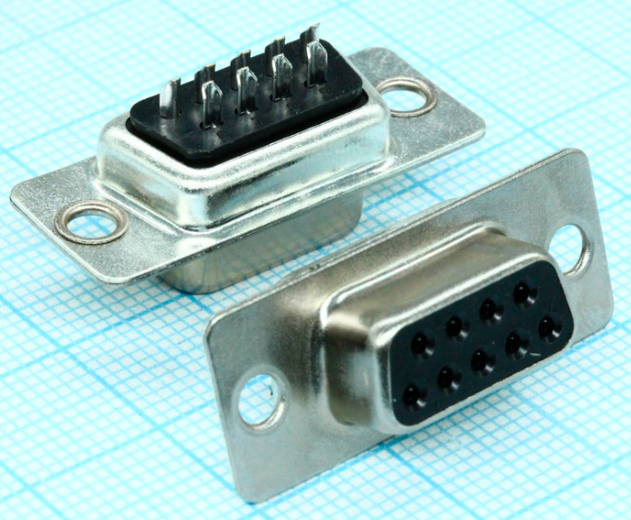 9 LU LEHİM TİPİ DİŞİ 180D D-SUB KONNEKTÖR 213-09F