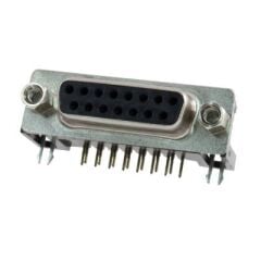 15 Li D-SUB DİŞİ 90° PCB TİP KONNEKTÖR 215-15F