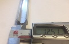 PJ1094 Tek Sıra Led Pcb İçin 1 Mt Bar Led Profil (İthal Profil) Şeffaf
