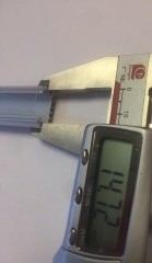 PJ1094 Tek Sıra Led Pcb İçin 1 Mt Bar Led Profil (İthal Profil) Şeffaf
