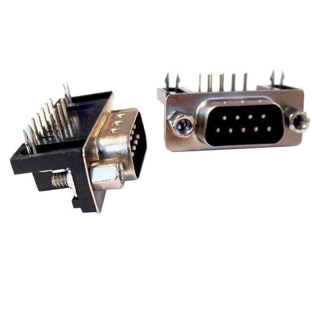 09 LU D-SUB ERKEK 90° PCB TİP KONNEKTÖR 215-09M