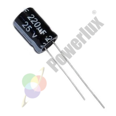 220uF 25V Kondansatör (100 Adet)