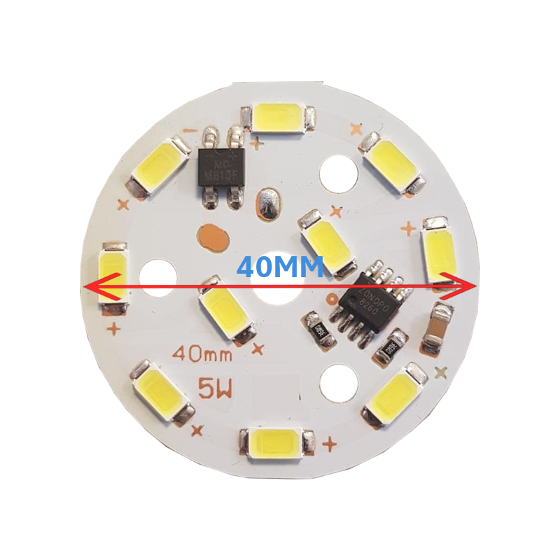 220 Volt 5 Watt SMD 5630-2835 Ledli Hazır Led Modül 40MM