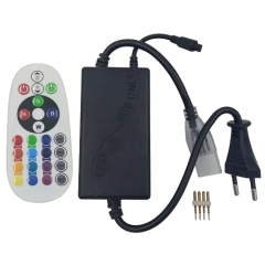 RGB 220V 8x16 mm Neon Led  Ünitesi IR Kumandalı 1200W