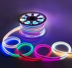 24 Volt RGB Pixel Neon Led IC1903 11x22mm 1S (25 Metre)
