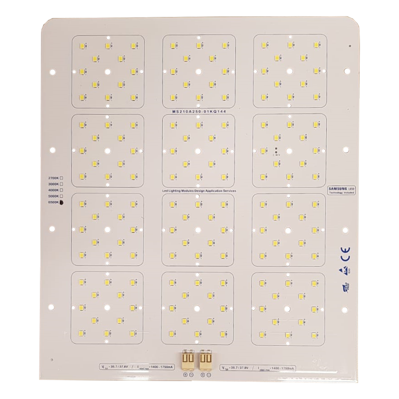 144x1 Watt Osram Ledli 2835 Modül 210x240mm Projektör Beyaz PCB