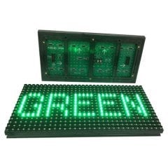 P10 Panel Dip Led - Kayan Yazı Paneli 16x32 Yeşil