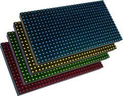 P10 Panel Dip Led - Kayan Yazı Paneli 16x32 Sarı